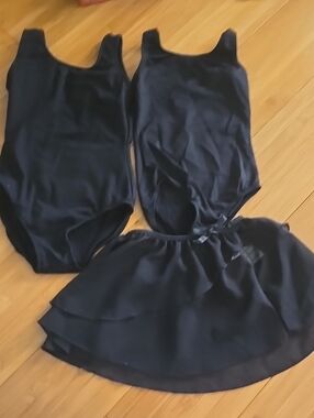 Black Dance Leotard Bundle (Size 2/4)